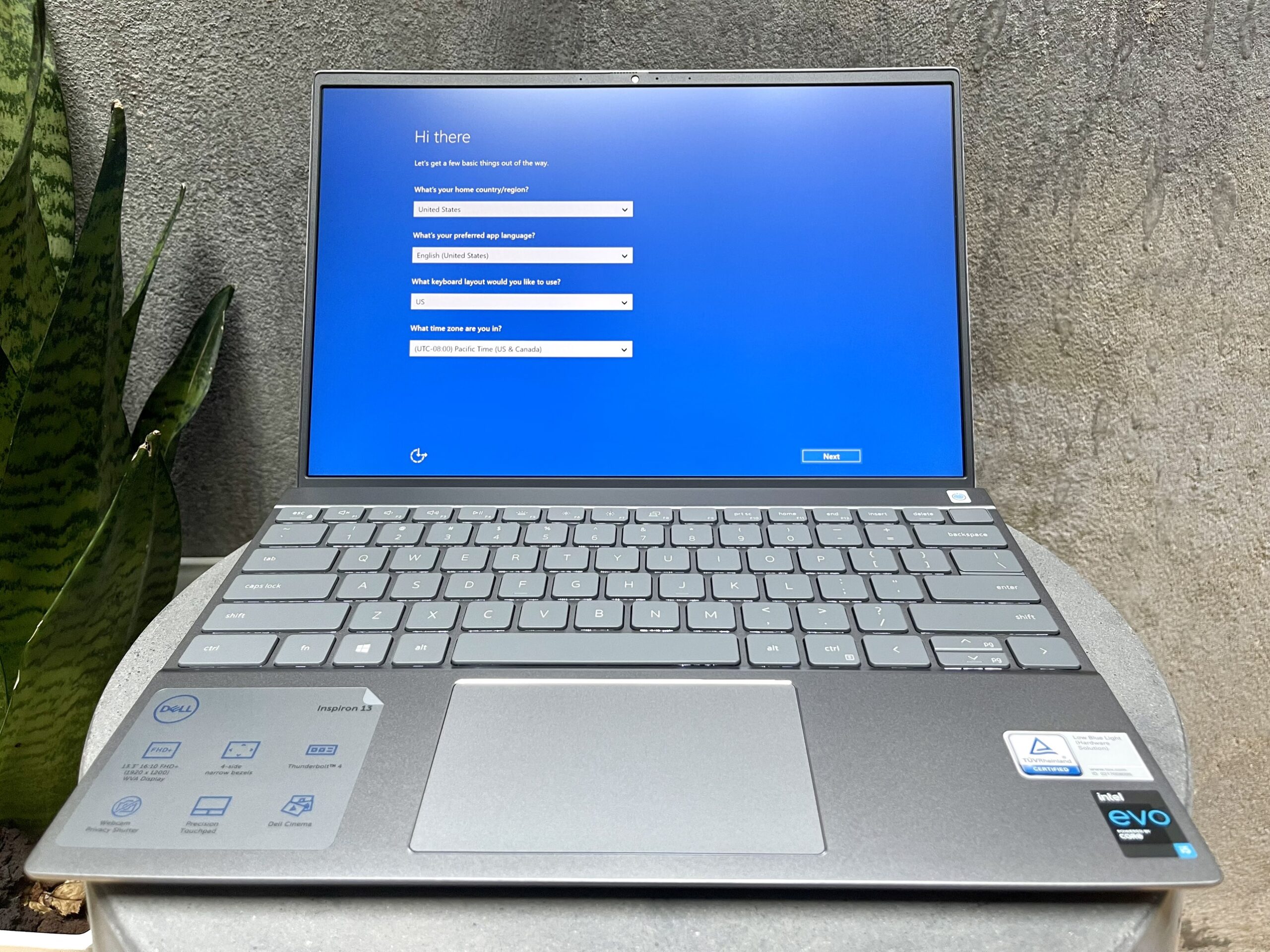 Bàn phím và touchpad của Dell Inspiron 13 5310