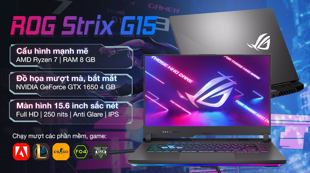 Đánh giá về chiếc Asus Gaming ROG Strix G15 G513IH
