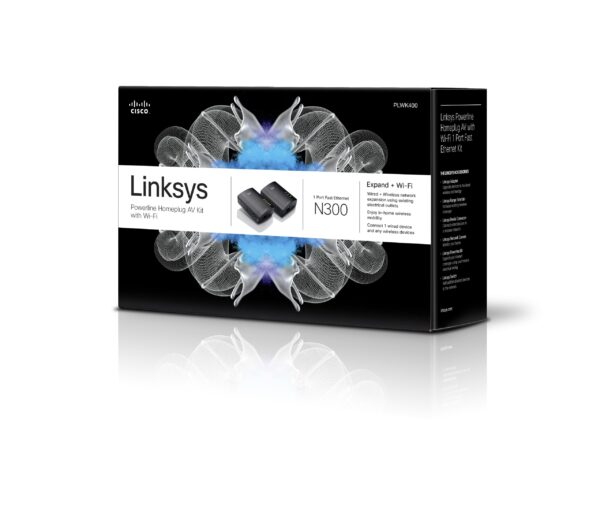 Linksys Powerline AV Wireless Network Extender (PLWK400)