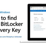 Tìm khóa khôi phục BitLocker của bạn trong Windows RE56kG6