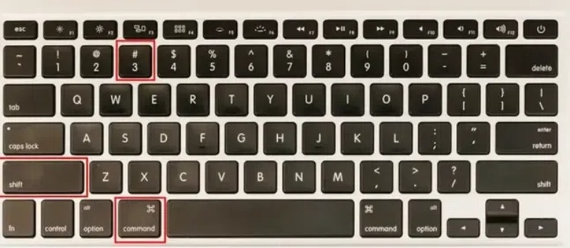 Phím tắt chụp toàn bộ màn hình macbook