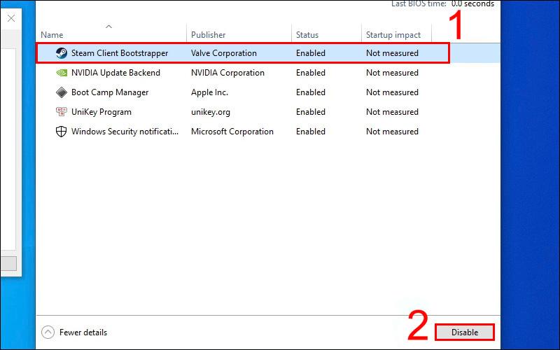 Tắt các tiến trình chạy ngầm