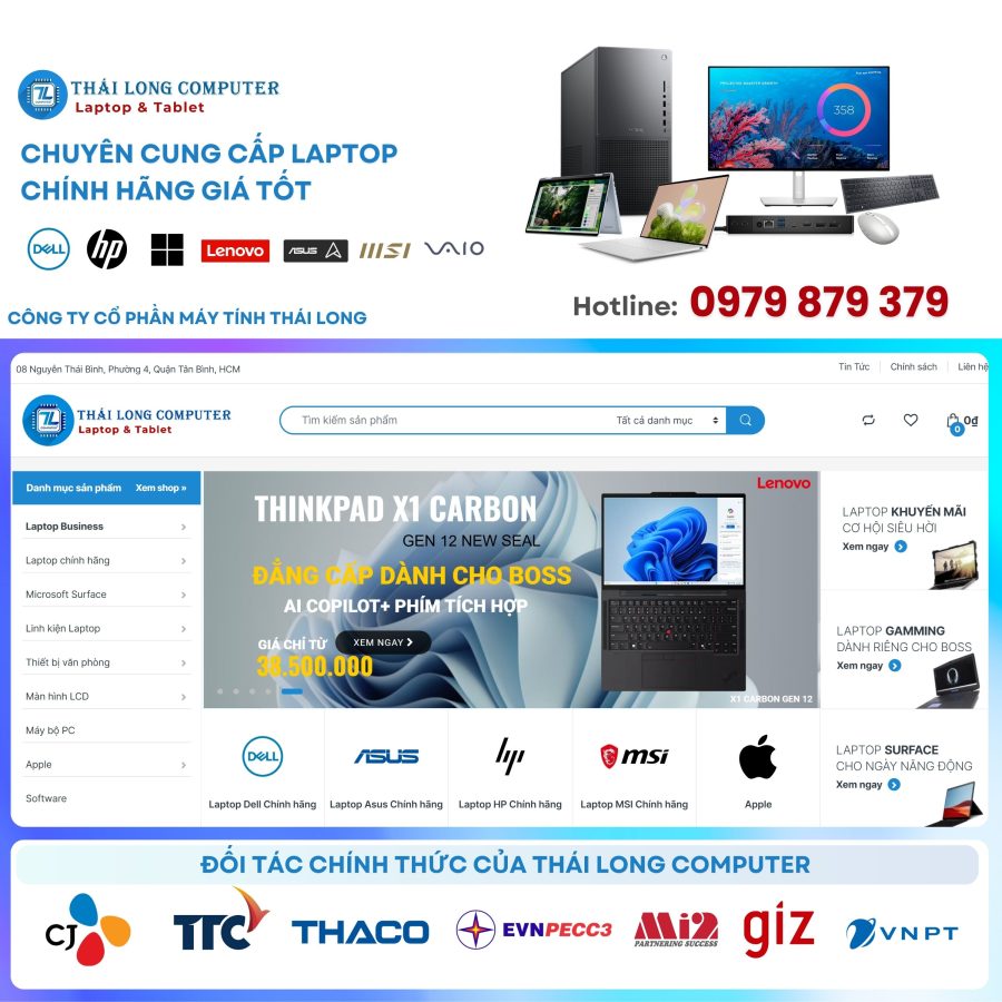 Thái Long Computer - Đơn vị thay ổ cứng uy tín, chất lượng