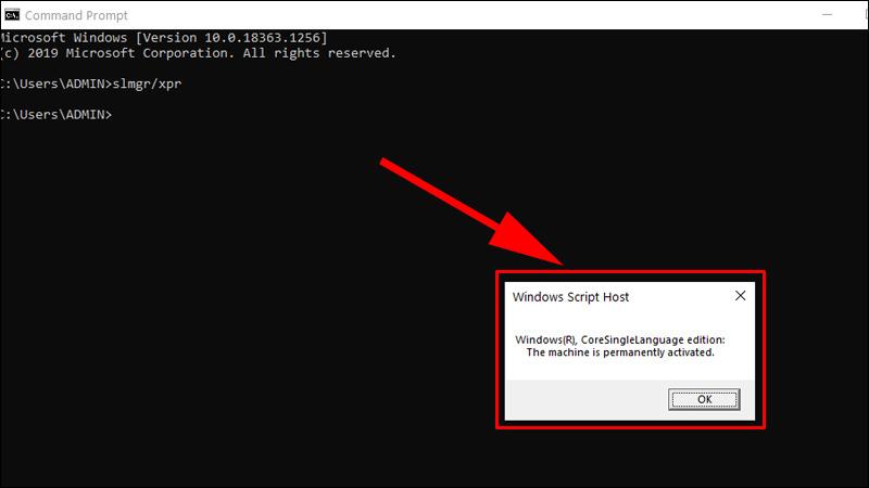 Cách kiểm tra windows bản quyền bằng CMD