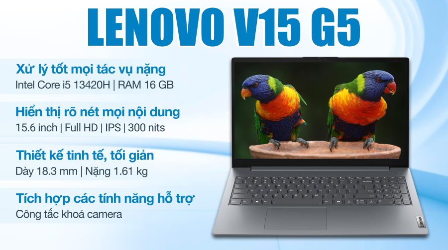 Lý do cốt lõi làm nên sức hút của Lenovo V15 G5 IRL