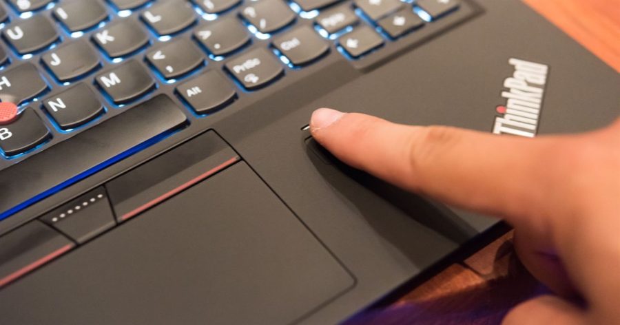 Cảm biến vân tay trên laptop