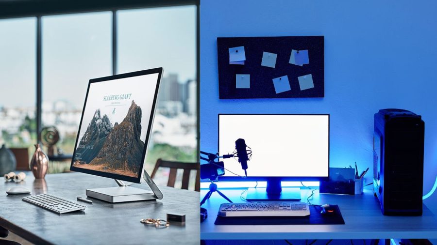 So sánh máy tính All-in-One và máy bộ