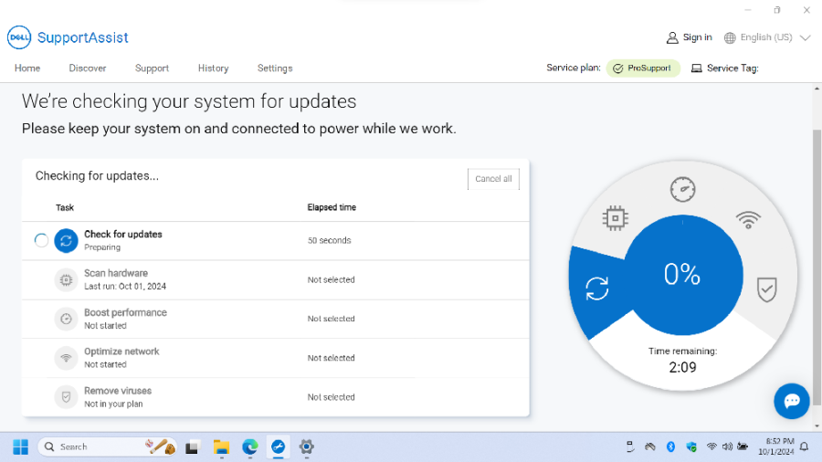 Tận dụng Dell Optimize