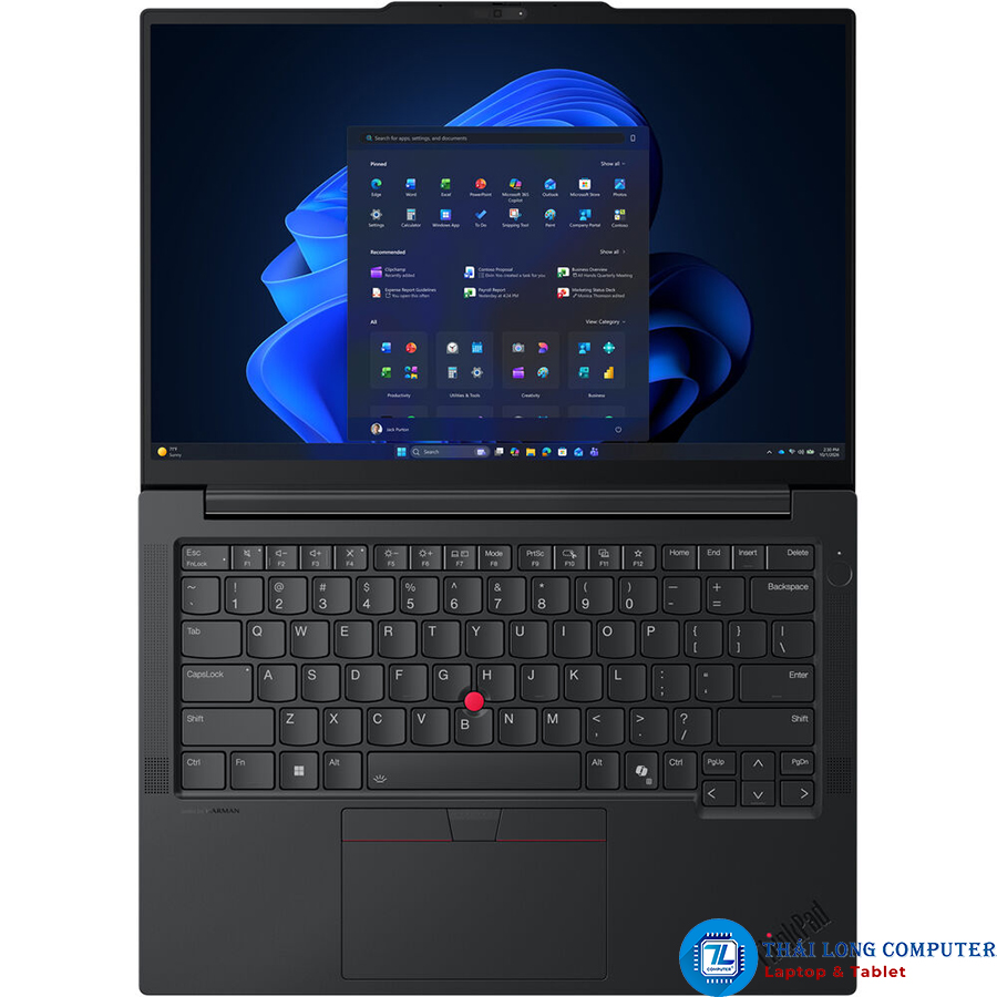 Laptop Lenovo ThinkPad E14 Gen 8 Core 320, Ram 16Gb, SSD 512Gb, Intel Graphics, 14" WUXGA, Win 11 Home, 2 Year Premier Support ( 21Y8002AVN ) - Hình ảnh 4